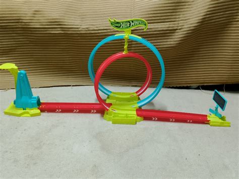 Hot Wheels Neon Speeders Track Set Laser Stunt Slamway Original Hobbies Toys Toys Games On