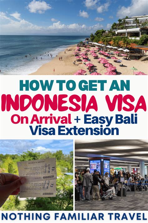 How to Get an Indonesia Visa on Arrival & Easy Bali Visa Extension