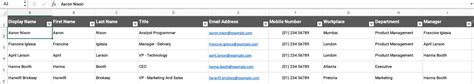 How To Build Your Employee Directory In Microsoft Excel Plus Free