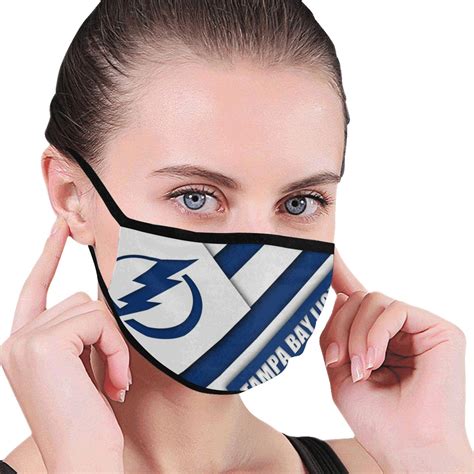 Tampa Bay Lightning Mask Washable Mask Filter Mask Face Etsy