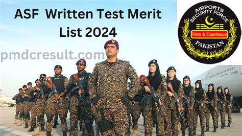 Asf Written Test Final Merit List 2024 Announced Check Here