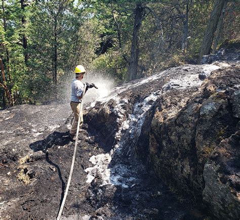 Orcas Fire And Rescue And Dnr Put Out Wildland Fire