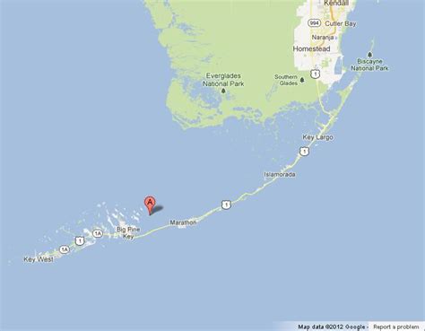 Map of Florida Keys