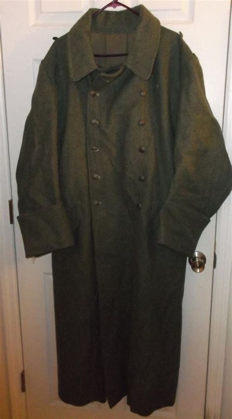 Ww2 Reproduction German M40 Field Grey Wool Greatcoat 1797646968