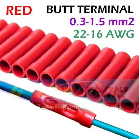 Jual Butt Terminal Insulated Bv Crimp Connector Cable Sambungan