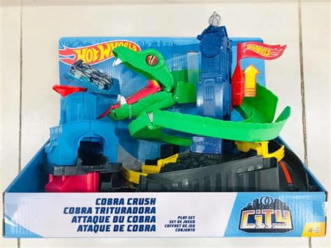 Pista Hot Wheels City Ataque De Cobras Mattel Ri Happy Brinquedos Quanto Mais Brincadeira