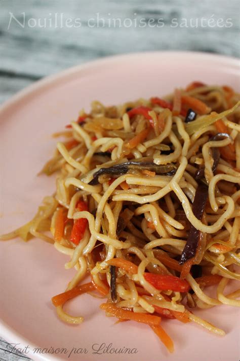 Nouilles chinoises sautées à ma façon Fait maison par Lilouina