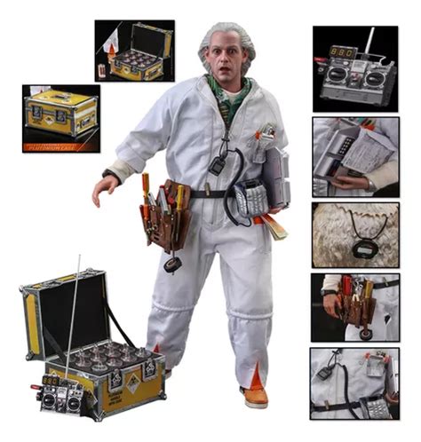 Boneco Hot Toys Doc Brown De Volta Para O Futuro Figure Parcelamento Sem Juros
