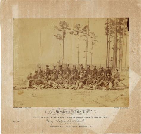 Company C St Mass Cavalry Albumen Co C St Mass Cavalry Gen