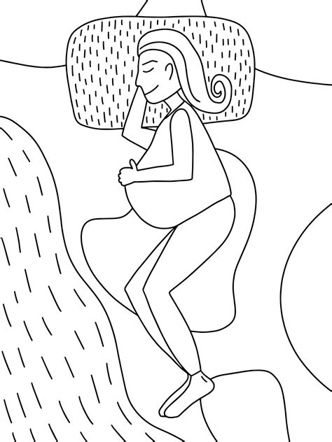 Pregnant Mom Coloring Pages