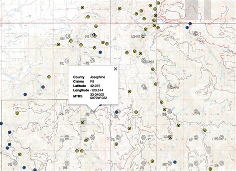 Josephine County Map