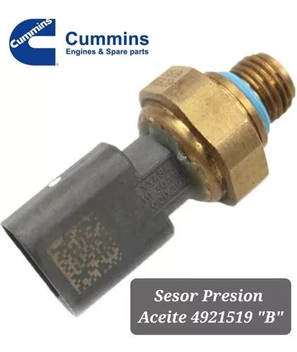 Sensor Presion Aceite Cummins 4921519 B Isx ism isc isl Meses sin interés