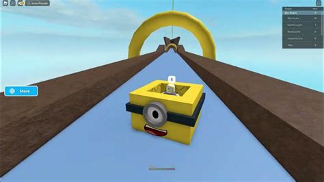 Playing Roblox Ride A Box Down A Slide Youtube