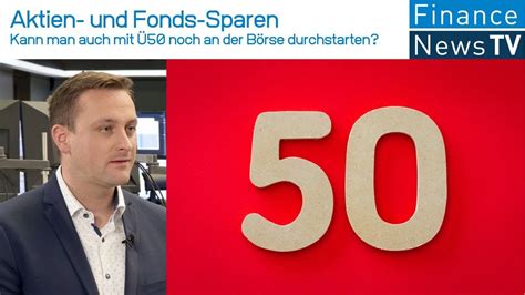 Aktien und Fonds Sparen Kann man auch mit Ü50 noch an der Börse