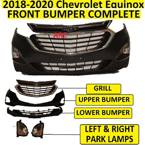 Fit Chevrolet Chevy Equinox Front Bumper Upper Lower