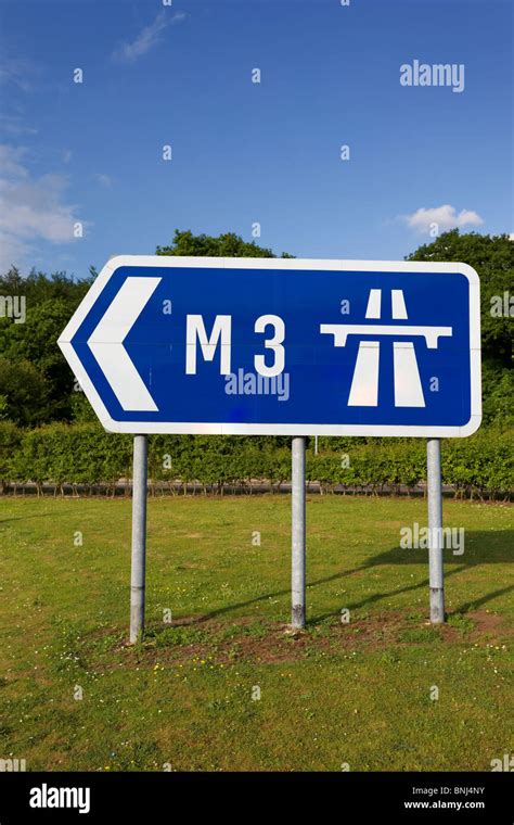 M3 motorway Stock Photo - Alamy