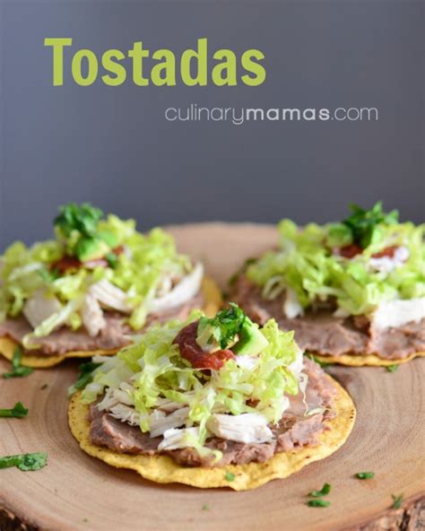 Tostadas With Best Ever Refried Beans Recipe Culinary Mamas