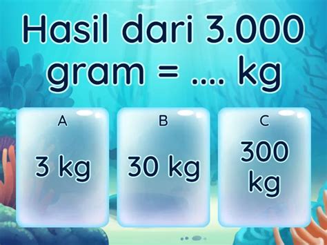 Matematika Satuan Berat Quiz