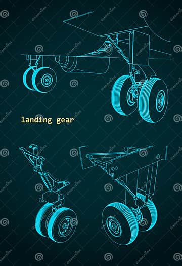 Airplane Landing Gear Stock Vector Illustration Of Vehicle 316678556