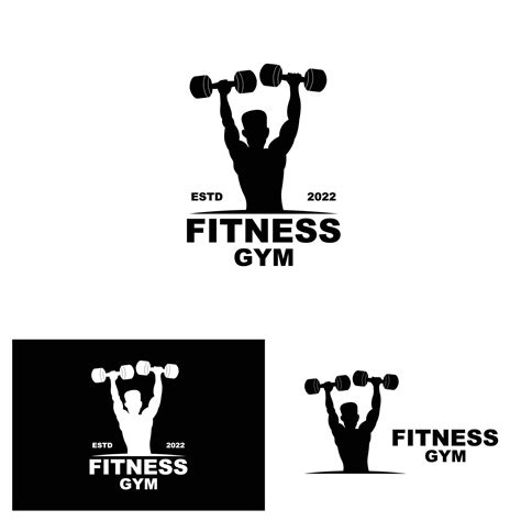 Gym Logo Fitness Logo Vector Design Suitable For Fitness Sports