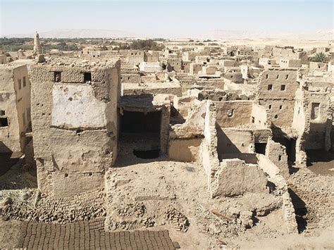 El Qasr Xii Mud Brick Homes Of People In Ancient Egypt Interior