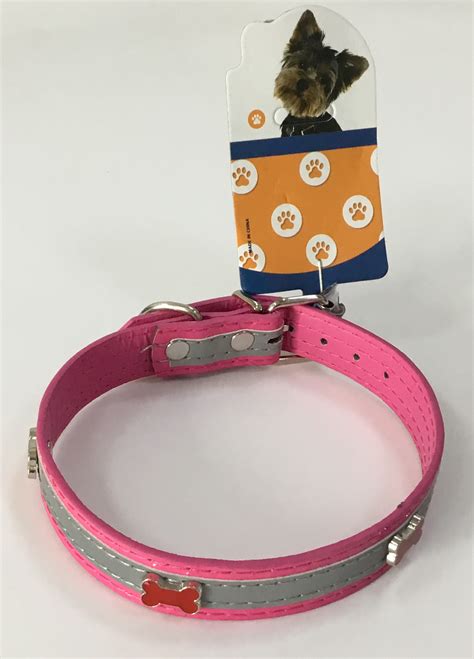 Pet Dog Collar 2cm Buckles W Bone Pendan Coller Neck Starp 425x2x0
