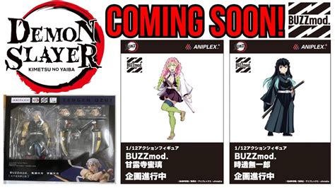 New Demon Slayer Kimetsu No Yaiba Buzzmod Mitsuri Kanroji And Muichiro