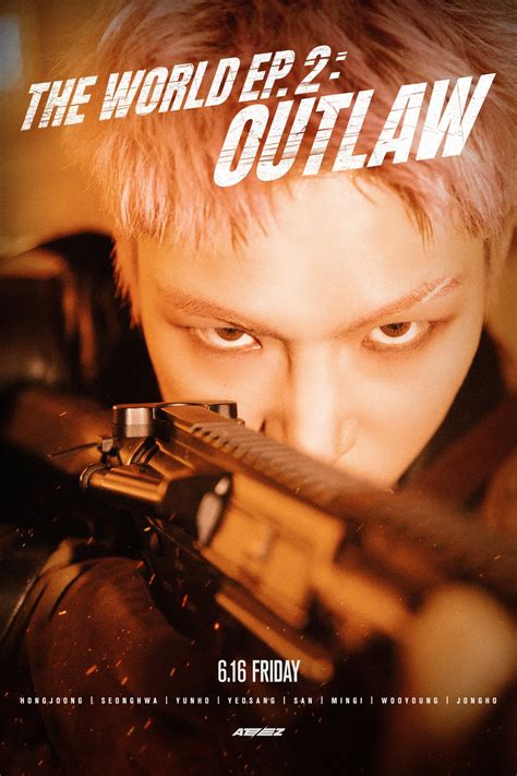 ATEEZ THE WORLD EP 2 OUTLAW Teaser 1 Character Posters HD HQ K