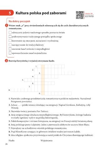 Page 1 Wczoraj i dziś klasa 7 semestr 1 Kultura polska pod zaborami