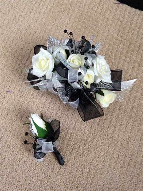 Black And Silver Corsages For Prom Cheaper Than Retail Price Buy