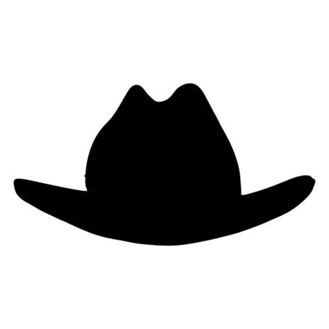 Western Hat Front View Silhouette Ad Ad Ad Hat Silhouette