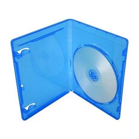 Blu-Ray Cases Cover 11mm Blue Clear Single Disc with Outer Clear Sleeve ...