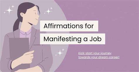 120 Powerful Affirmations For Manifesting A Job Self Affirmations Daily