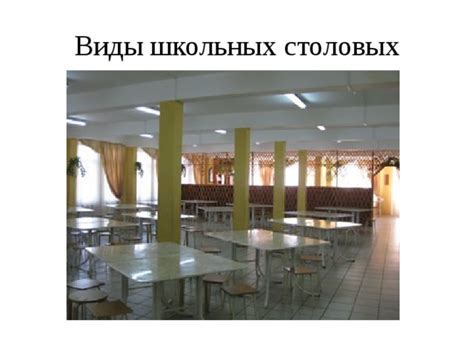 Школьная столовая