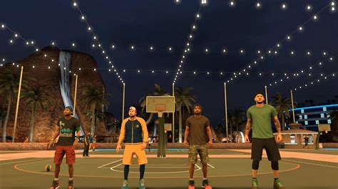 NBA 2K17 MyPark Sunset Beach 4v4 YouTube