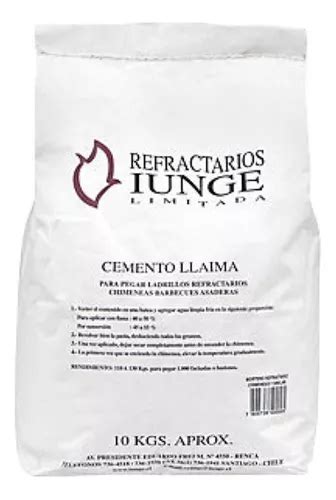 Cemento Refractario Llaima 10 Kg