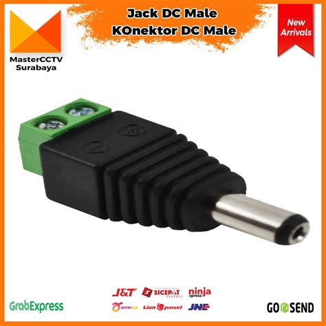 Jual Jack Konektor Power Plug Dc Cctv Male Cowok Conector Connector