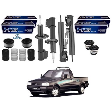 Kit Amortecedor Dianteiro Traseiro Nakata Fiat Fiorino 1 3 1 5 1991 A