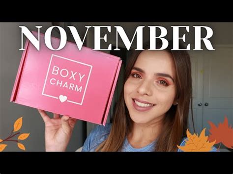 BOXYCHARM NOVEMBER 2020 FIRST IMPRESSION UNBOXING AND TRY ON HONEST