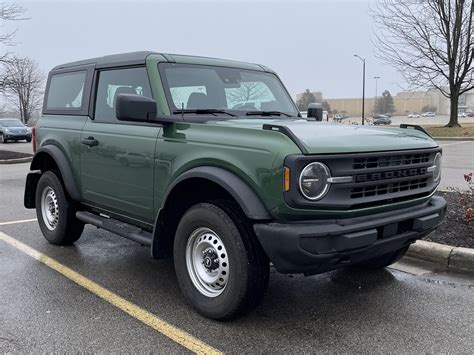 Base Two Door Eruption Green Ford Bronco Spotted At Target In Muncie In Rspotted