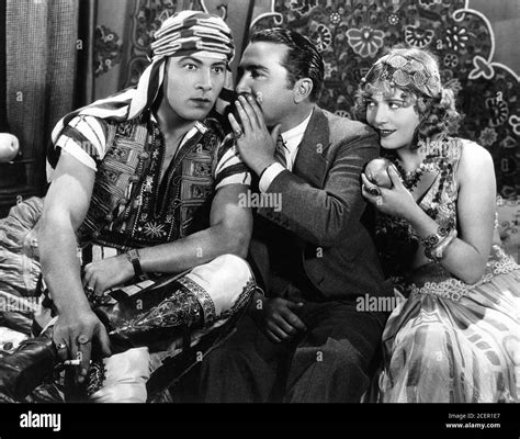 RUDOLPH VALENTINO GEORGE FITZMAURICE And VILMA BANKY On Set Candid