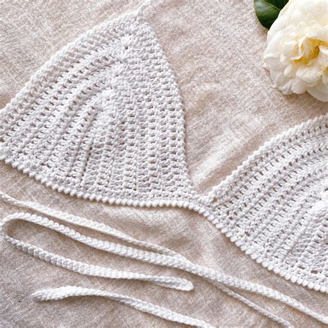 Pdf Crochet Pattern Air Bikini Top Crochet Summer Bikini Top Beachwear Holiday Festival