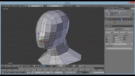 Modelado Básico De Cabeza En Blender Youtube