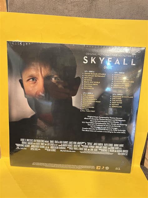 Rare Sealed Vinyl Lp Skyfall 007 Soundtrack 3d Gatefold Limited To 250 2017 850372002801 Ebay