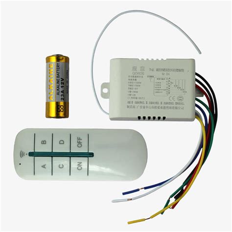 channel wireless digital remote control light switch   ways