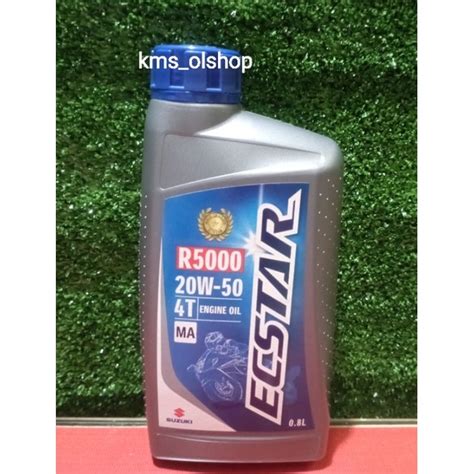 Jual Oli SGO Suzuki 4T MA Ecstar R5000 20W 50 0 8 Liter Pelumas Mesin