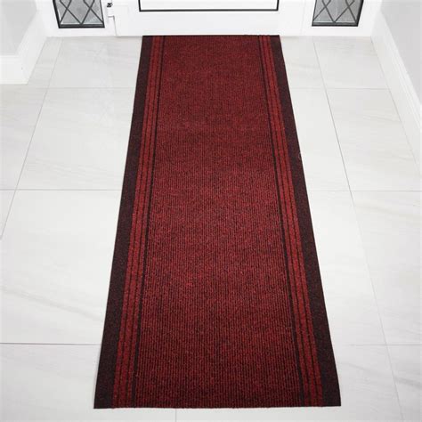 Extra Long Hall Runner Rug Easy Clean Tough Non Slip Narrow Heavy Duty