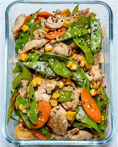 Super Easy Chicken Stir Fry Recipe For Clean Eating Meal Prep Clean