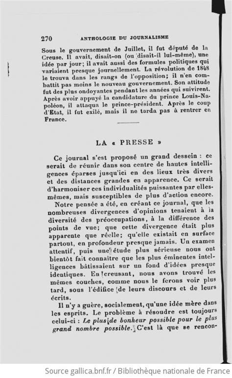 Anthologie Du Journalisme Du Xviie Si Cle Nos Jours I La R Volution