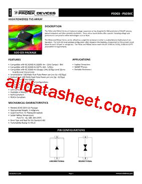 Psd C Datasheet Pdf Protek Devices